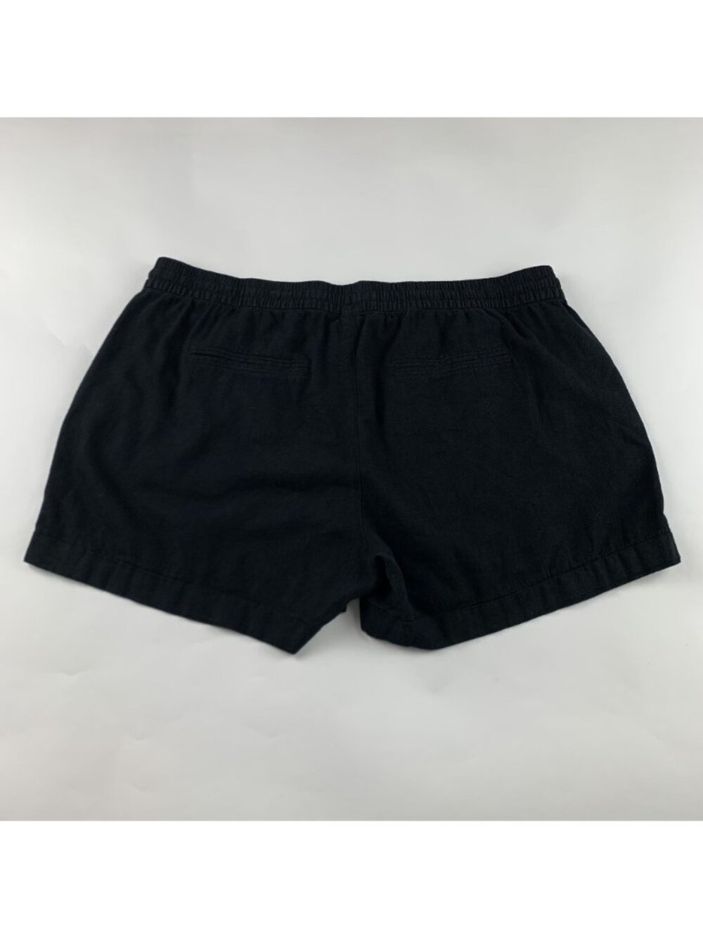 Old Navy Black Linen Blend Pull On Shorts XL - Picture 5 of 5